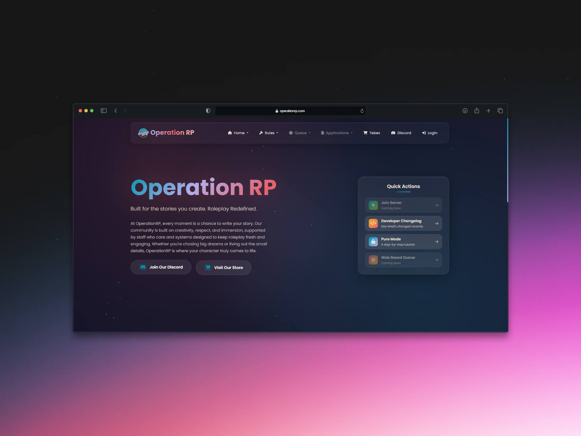 Operation RP Project